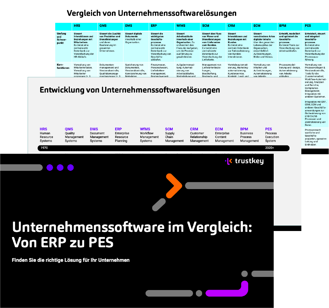 Vergleich von Unternehmenssoftwarelösungen