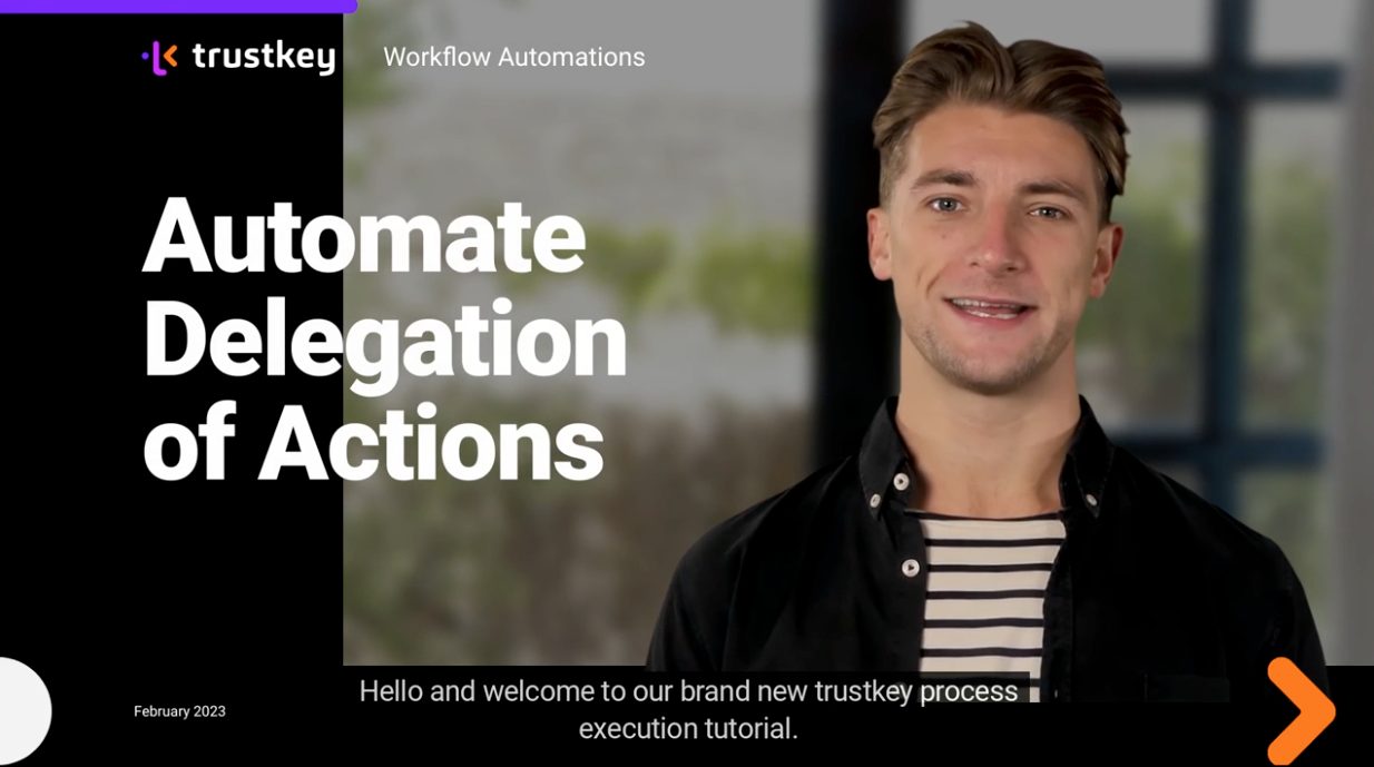 Automate delegation of actions