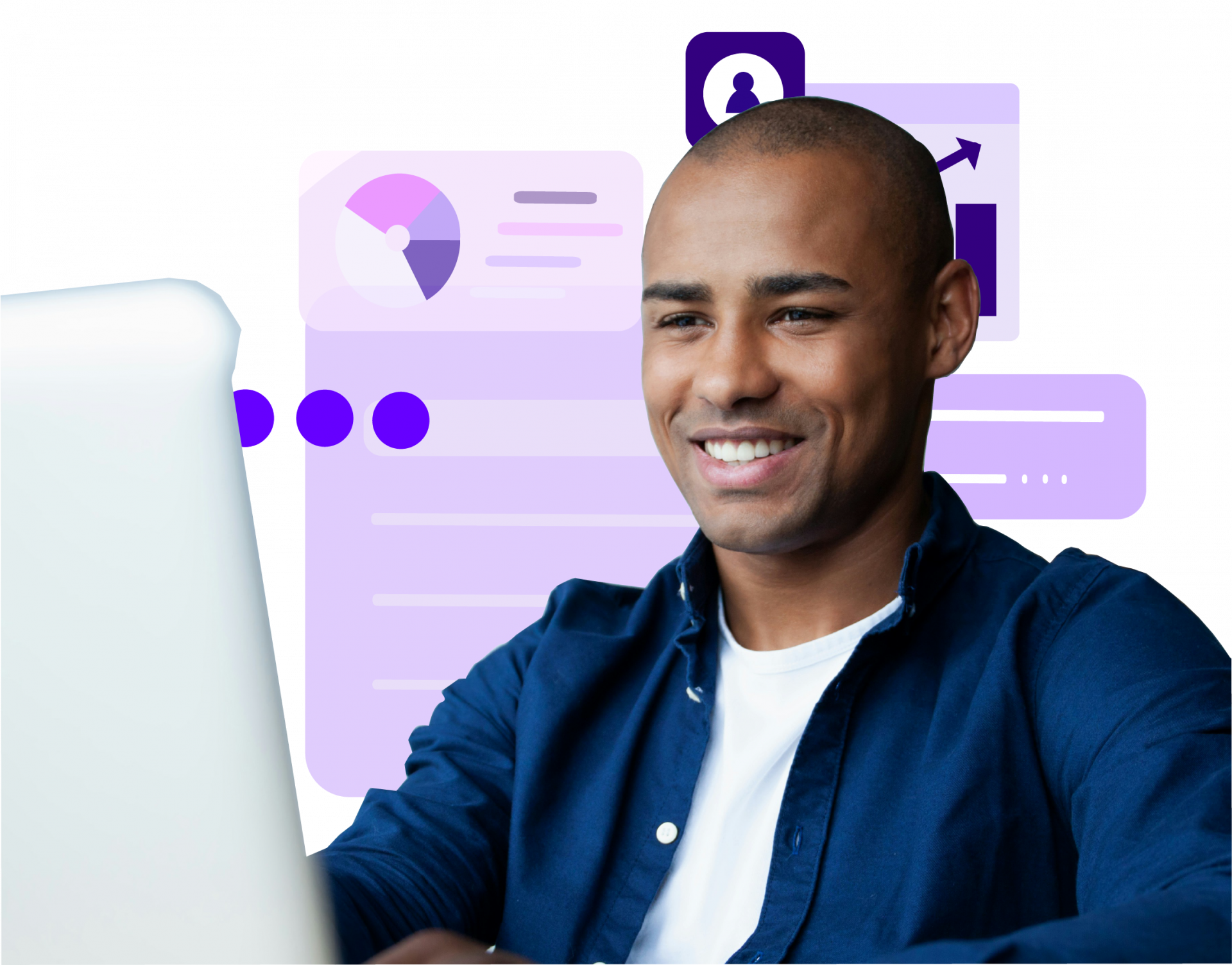 Mitarbeiter nutzt Data Model Designer in trustkey