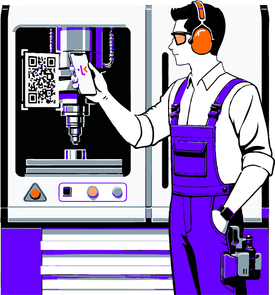 trustkey QR-Code Scanning für Wartungsaktivitäten